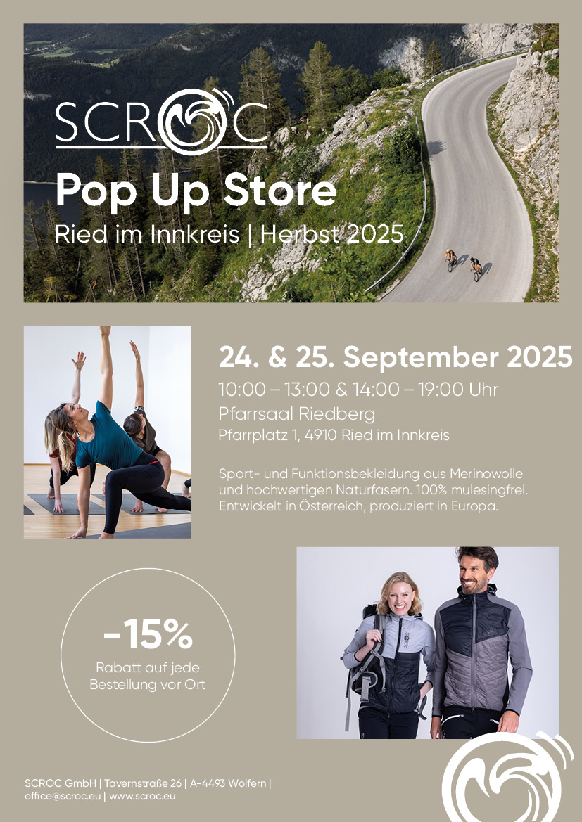 Pop up Store Ried im Innkreis - SCROC