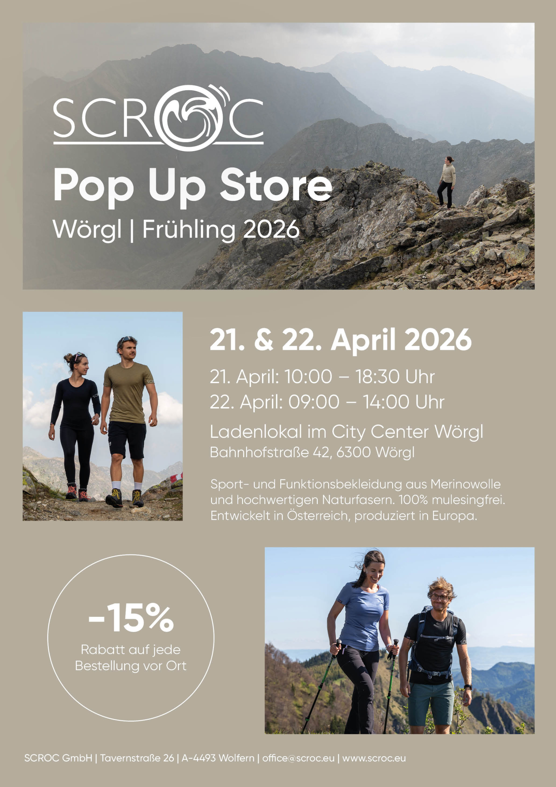 Pop up Store Wörgl - SCROC