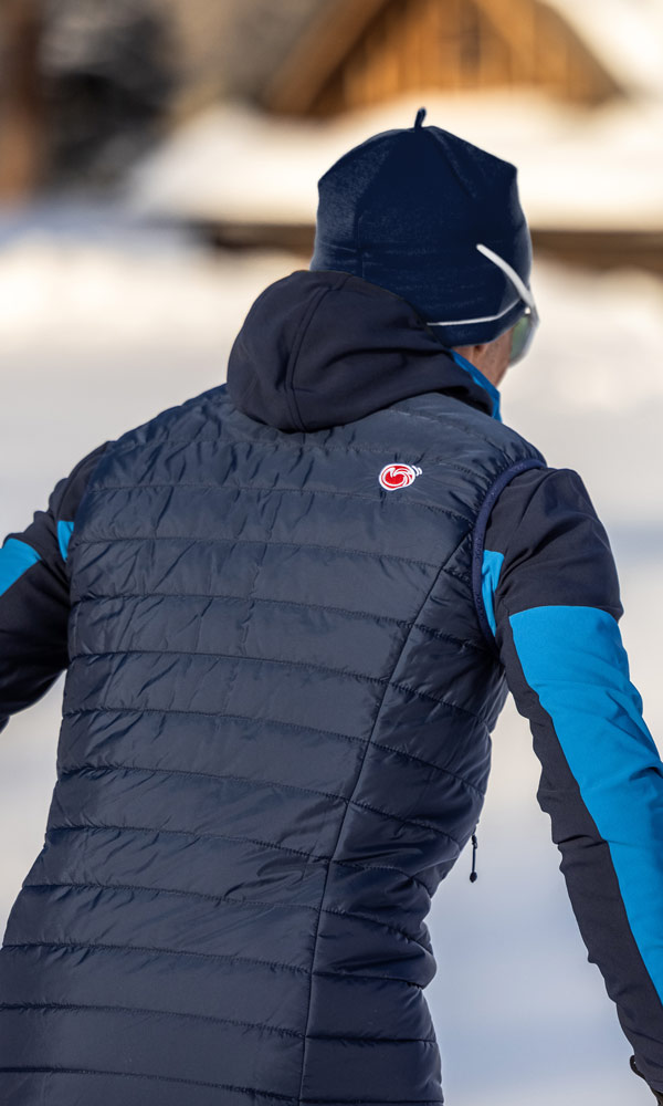 Merino Bekleidung ist hervorragend zum Langlaufen geeignet. SCROC