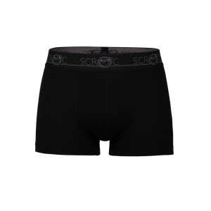 Merino Boxershort 160 Ribo m schwarz für Herren von SCROC. Merino Boxershort 160 Ribo m schwarz für Herren von SCROC.