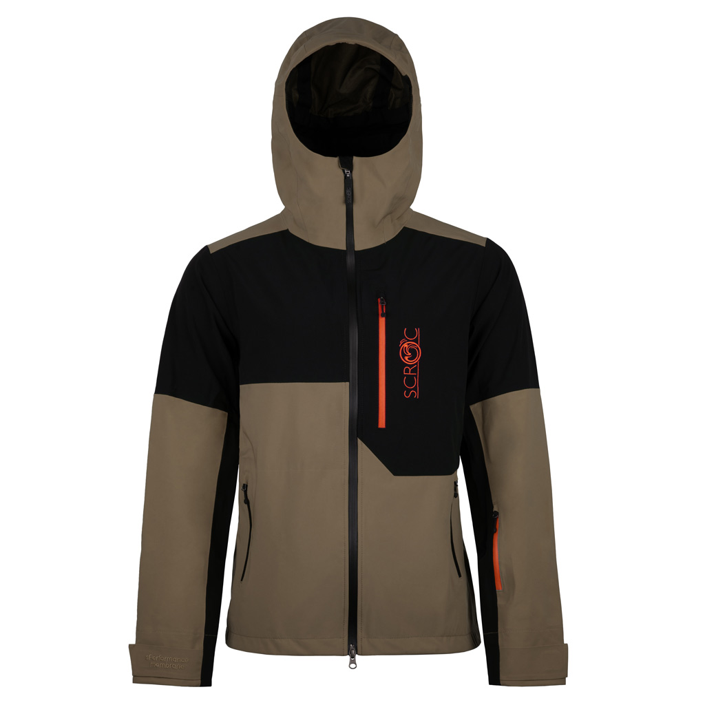 sMerinoshell Jacke pluvo khaki Herren von SCROC