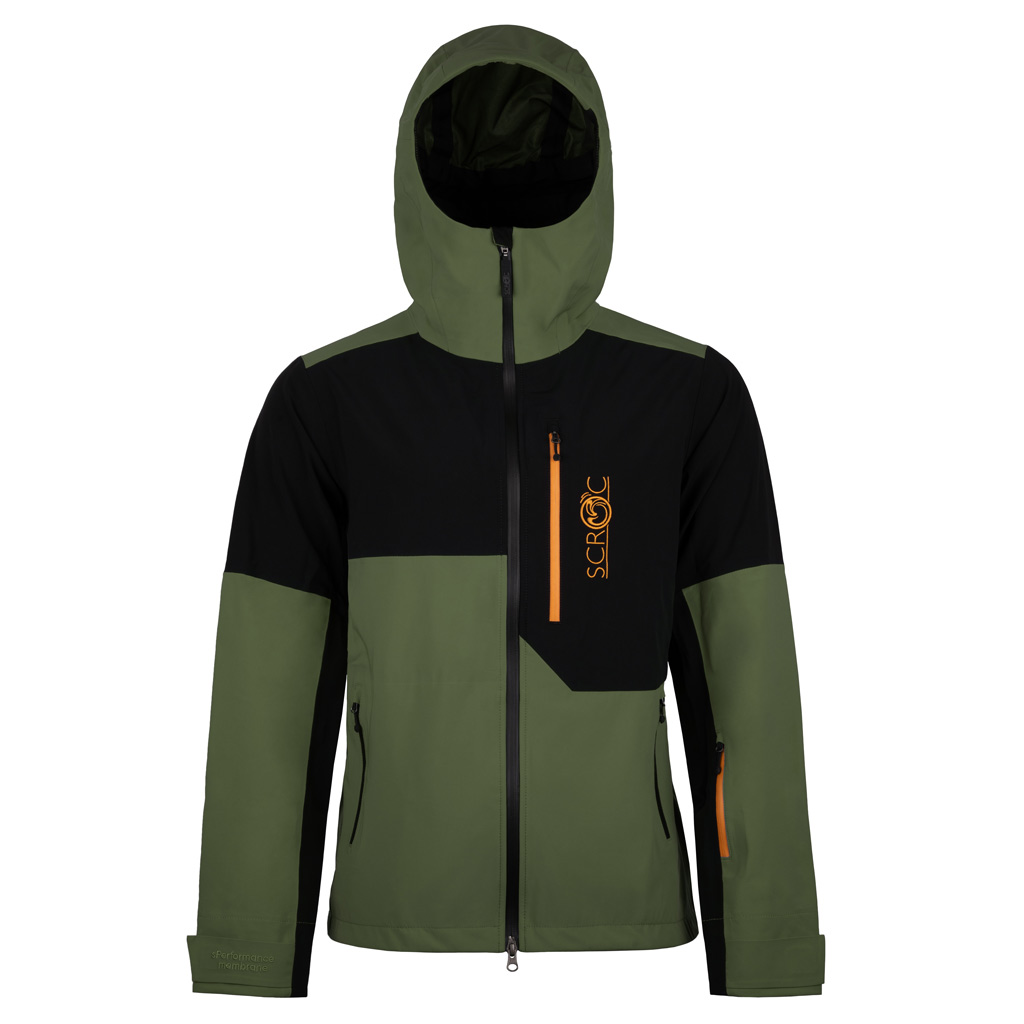 sMerinoshell Jacke pluvo moosgrün Herren von SCROC