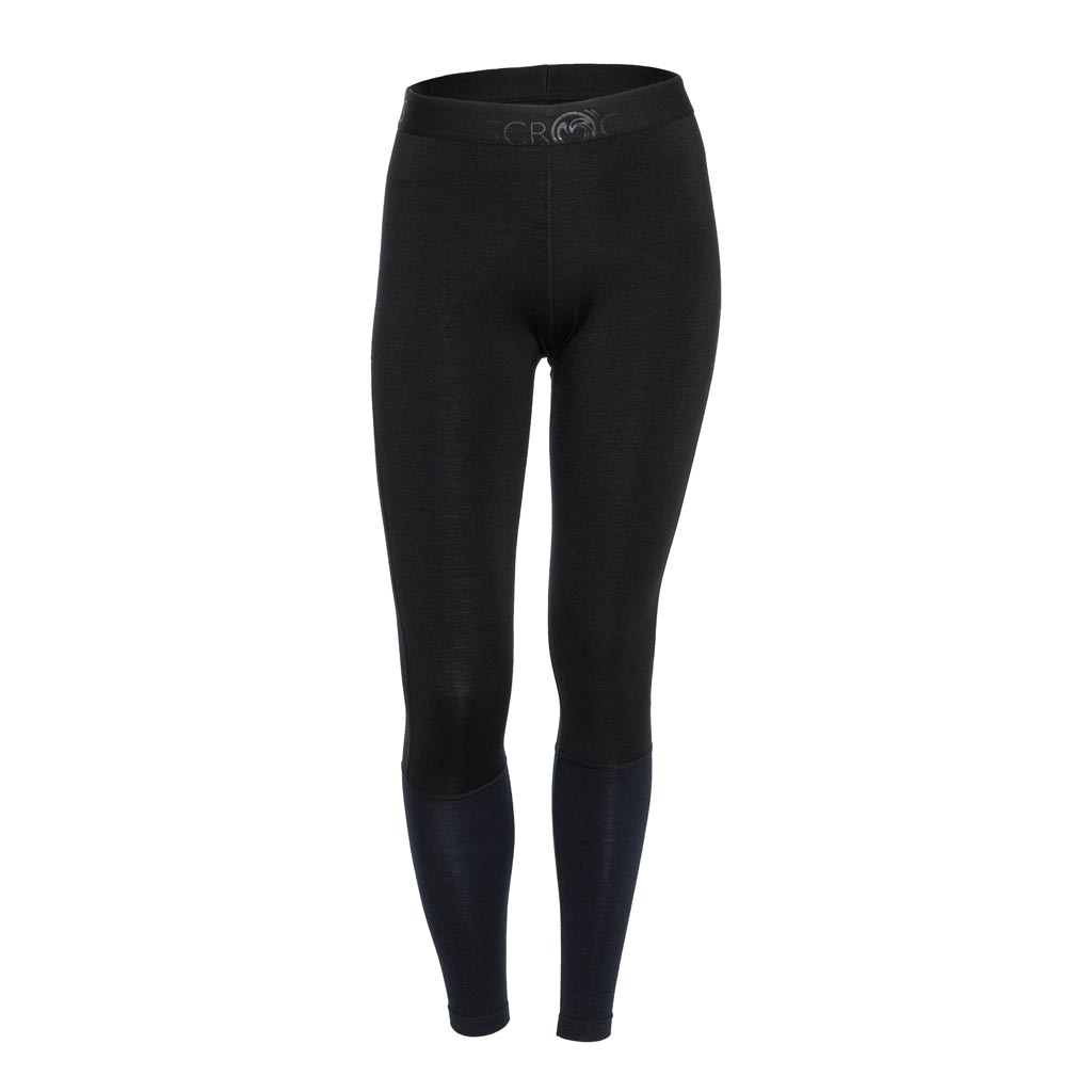 Merino Hose 190 Suro w schwarz für Damen von SCROC