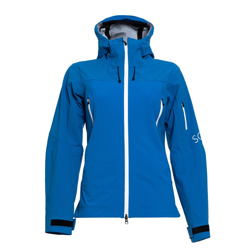 sMerinoshell Jacke Selo w blau Damen von SCROC