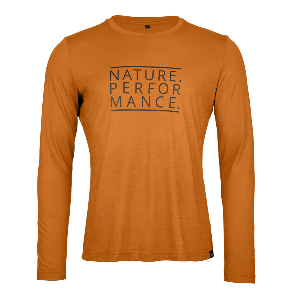 Merino Shirt 155 Ideo langarm m curry für Herren von SCROC