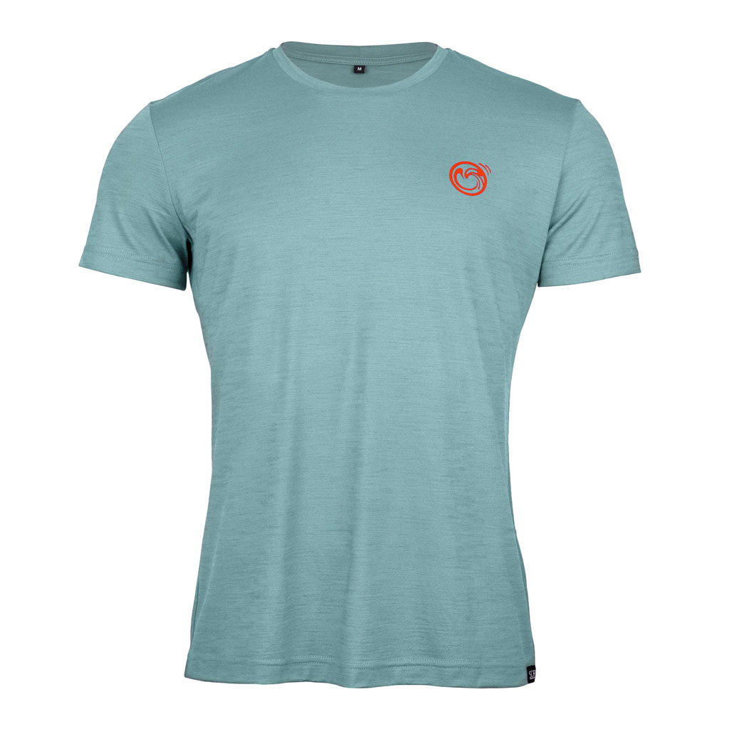 Merino Shirt 155 Lardo m türkis für Herren von SCROC