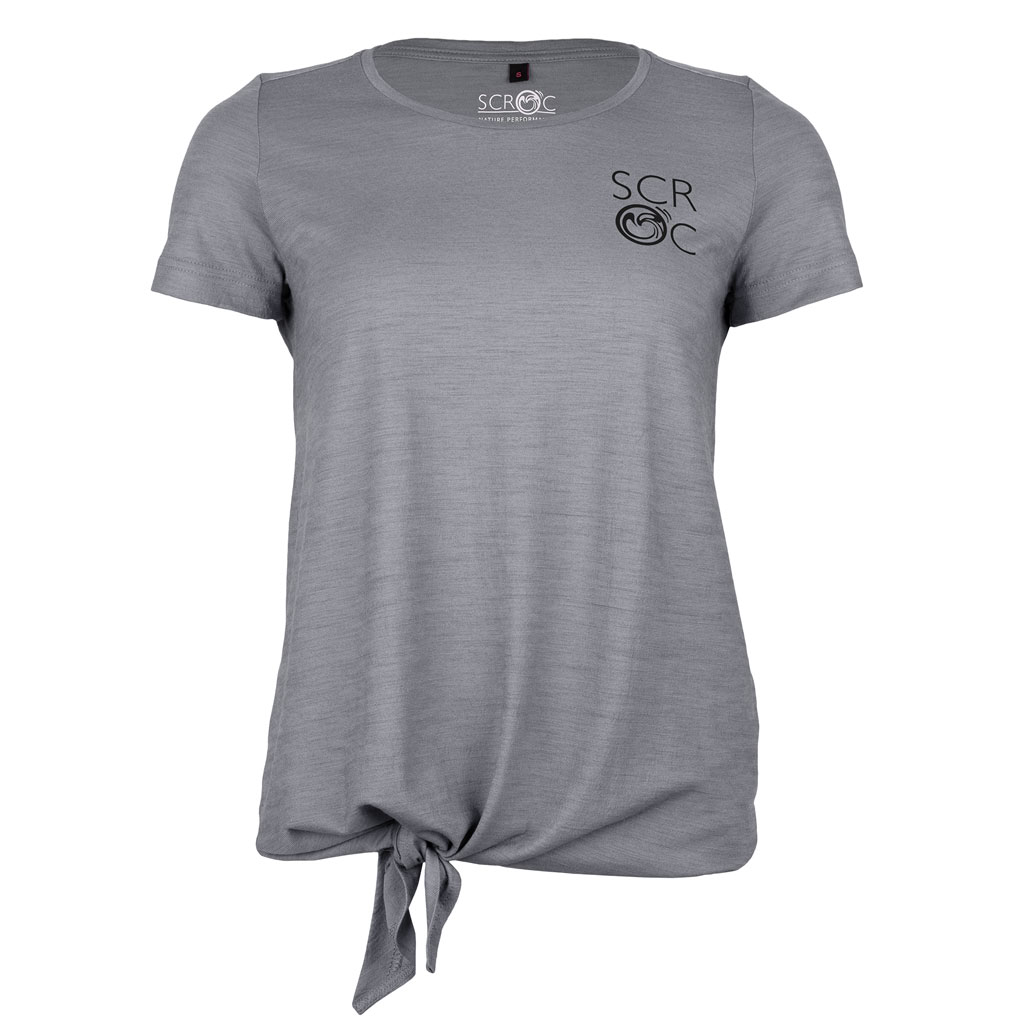 Merino Shirt 160 Doni w hellgrau für Damen von SCROC