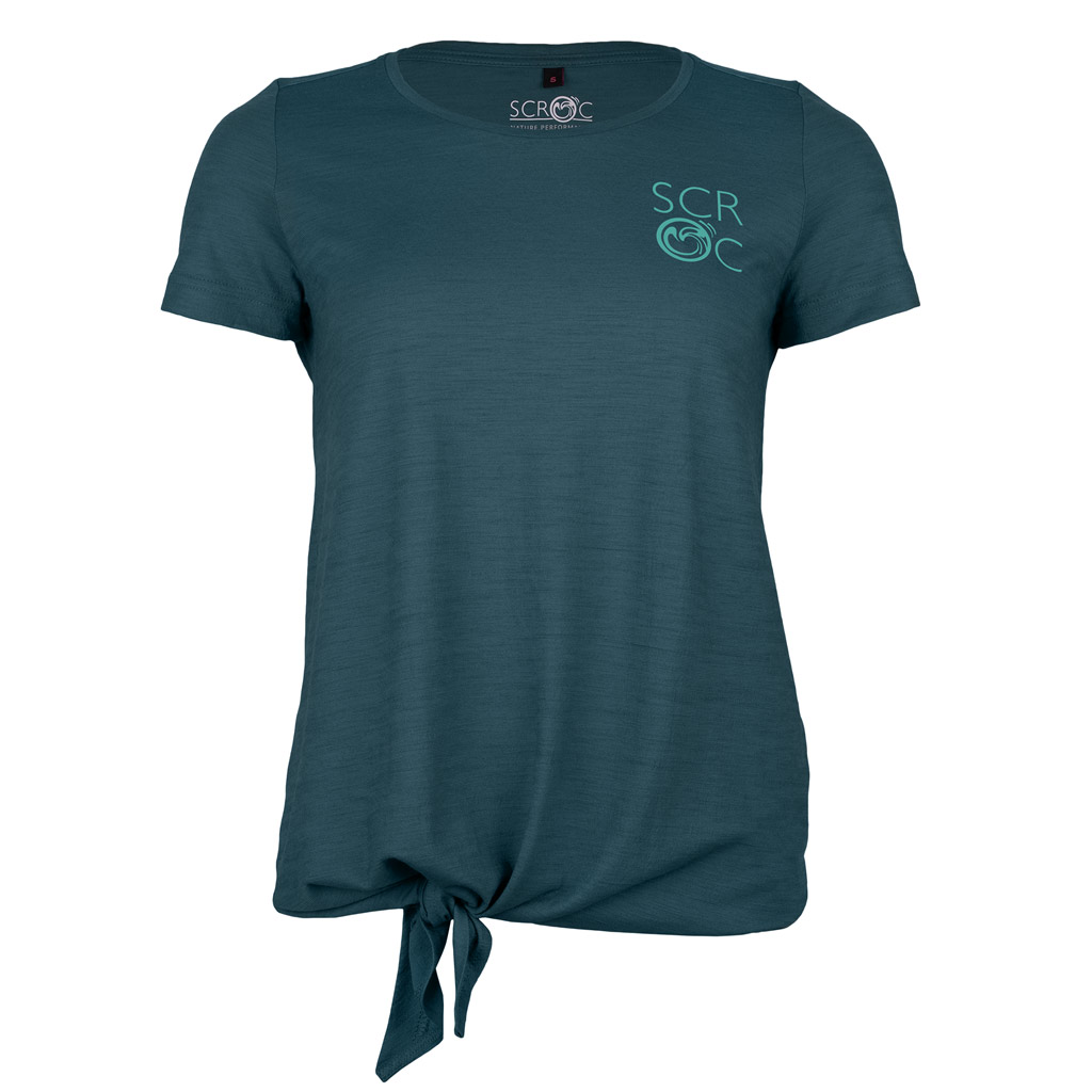 Merino Shirt 160 Doni w petrol für Damen von SCROC
