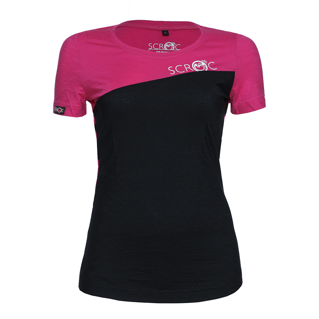 Merino Shirt 160 dukolora w pink für Damen von SCROC