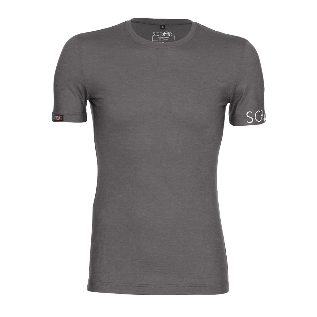 Merino Shirt 160 Etera m dunkelgrau für Herren von SCROC