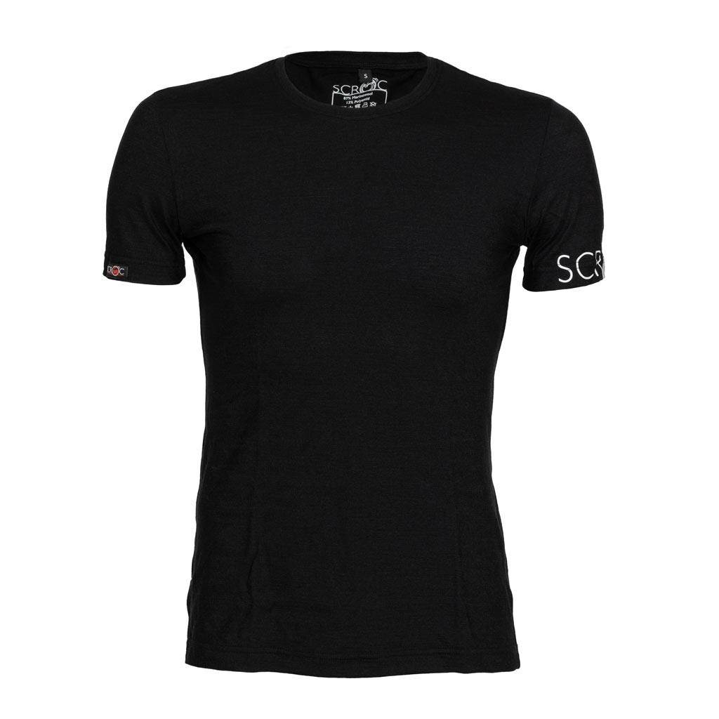 Merino Shirt 160 Etera m schwarz für Herren von SCROC
