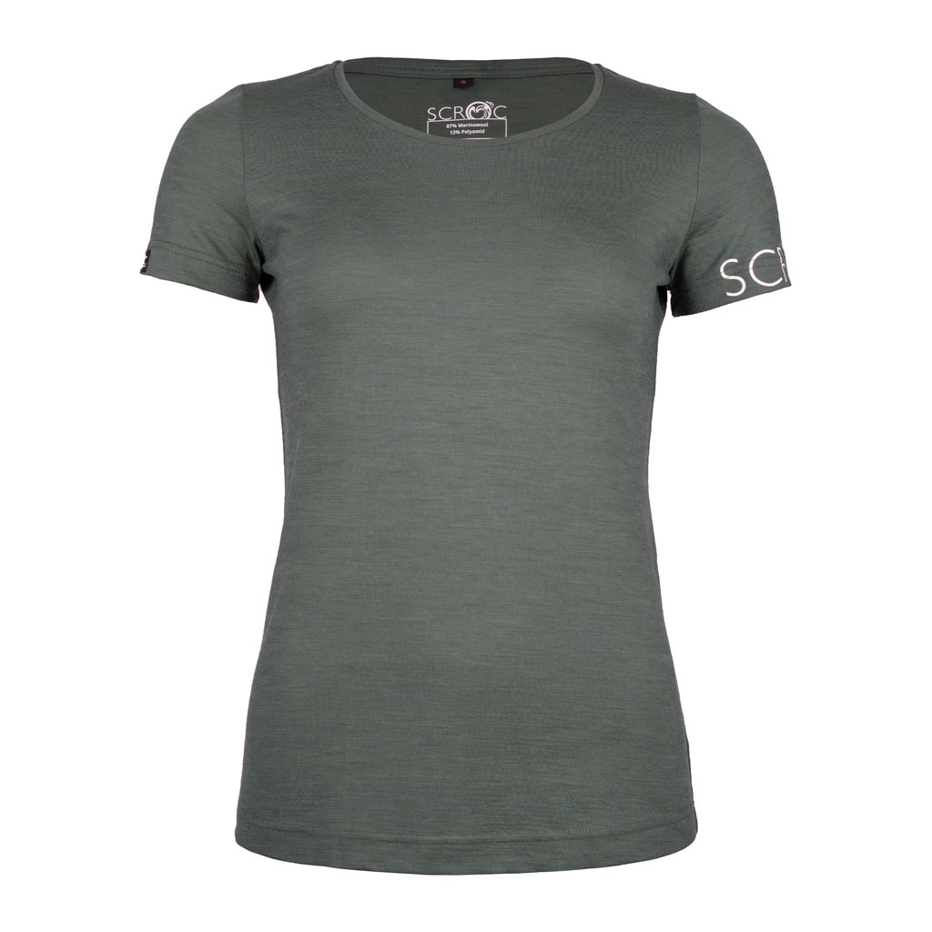 Merino Shirt 160 Etera w dunkler Salbei für Damen von SCROC