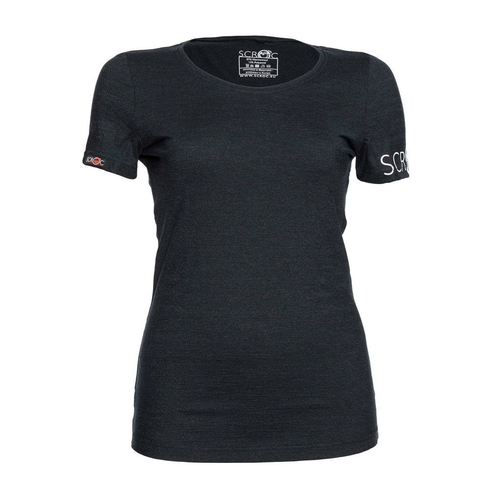 Merino Shirt 160 Etera w graphite für Damen von SCROC