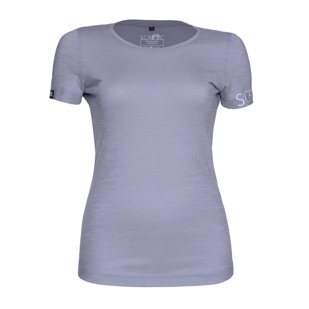 Merino Shirt 160 Etera w hellgrau für Damen von SCROC
