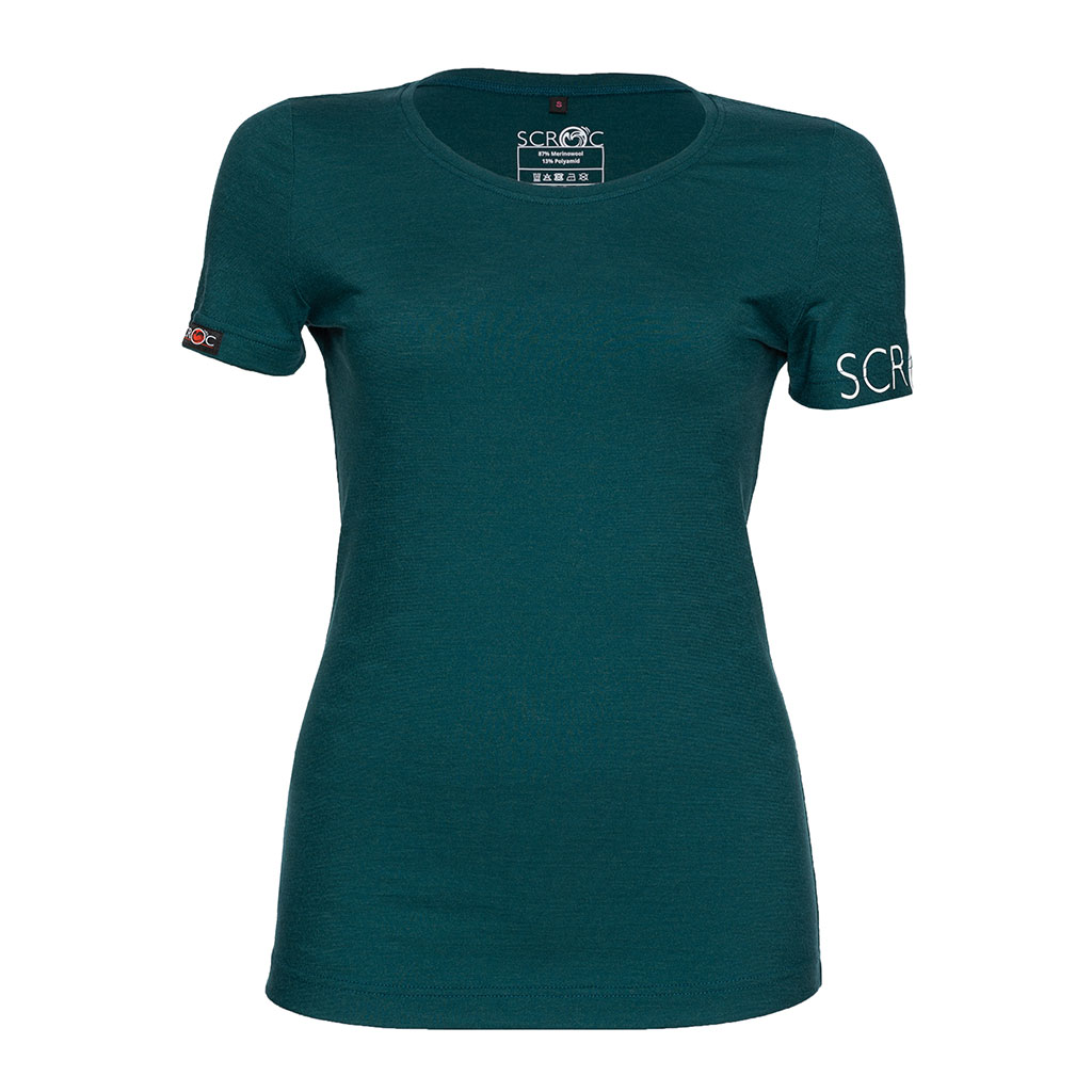 Merino Shirt 160 Etera w petrol für Damen von SCROC