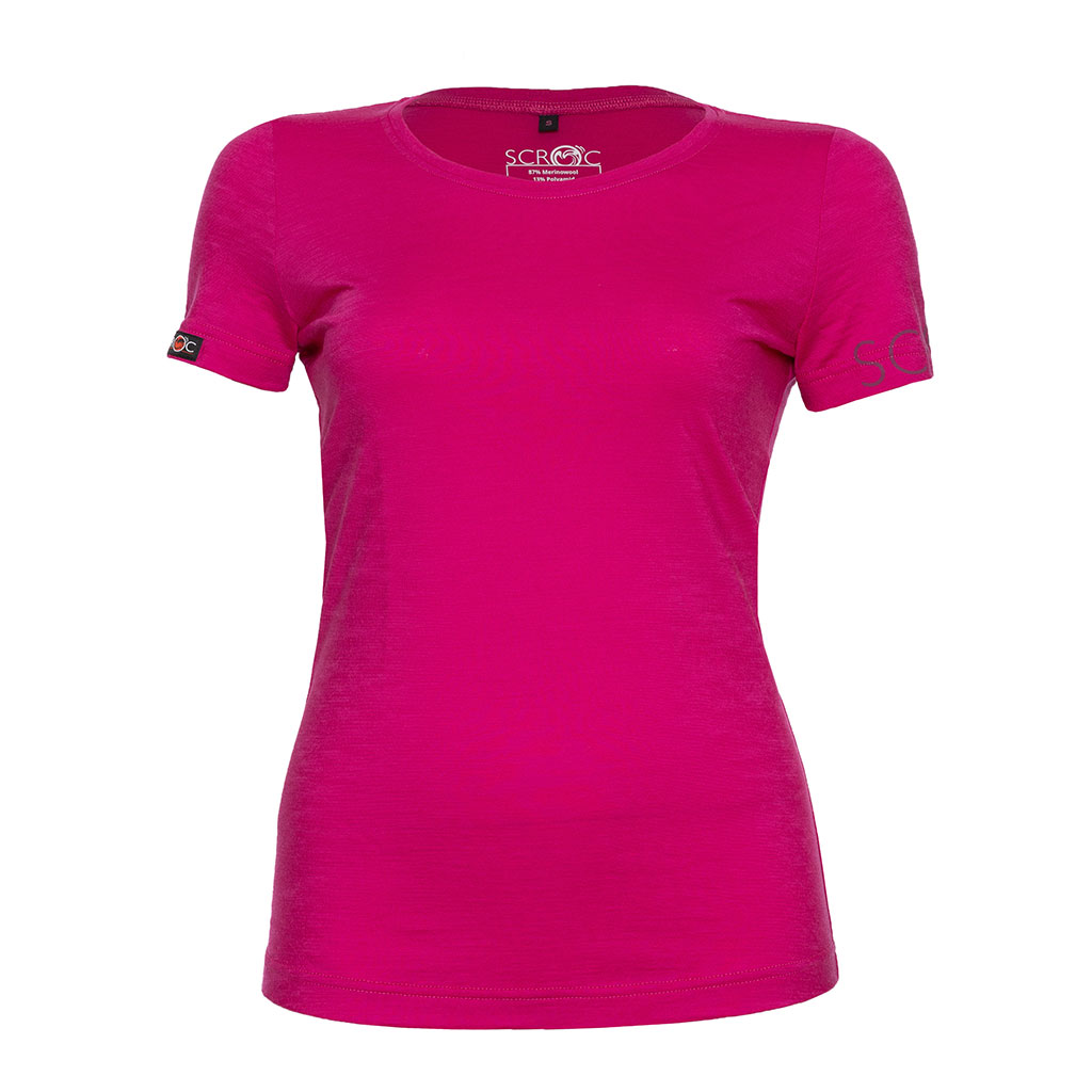 Merino Shirt 160 Flui w pink für Damen von SCROC