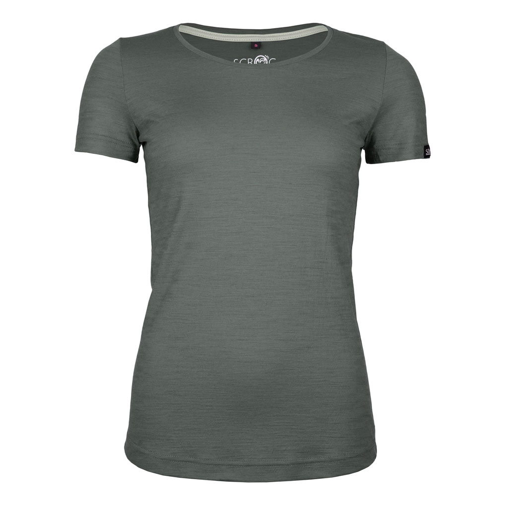 Merino Shirt 160 Nomi w dunkler Salbei für Damen von SCROC