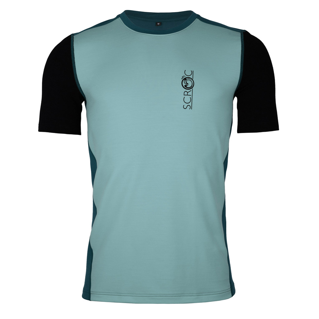 Merino Shirt 190 Bero m türkis für Herren von SCROC
