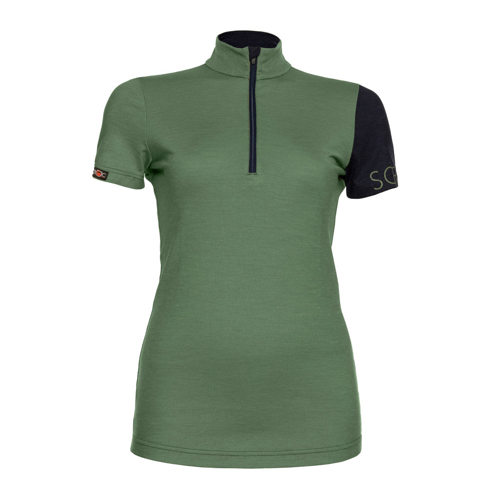 Merino Shirt 155 Valo w olivgrün Damen von SCROC