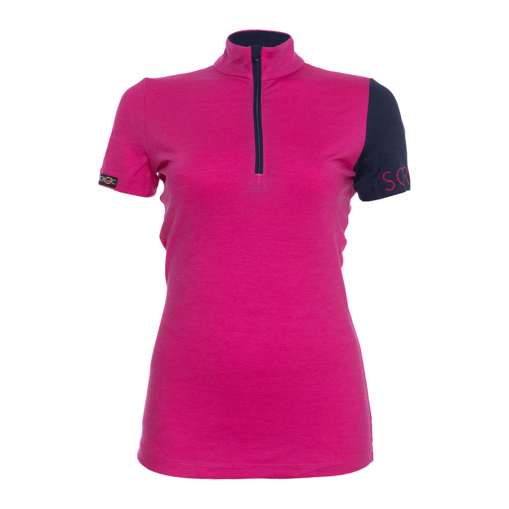 Merino Shirt 155 Valo w pink Damen von SCROC