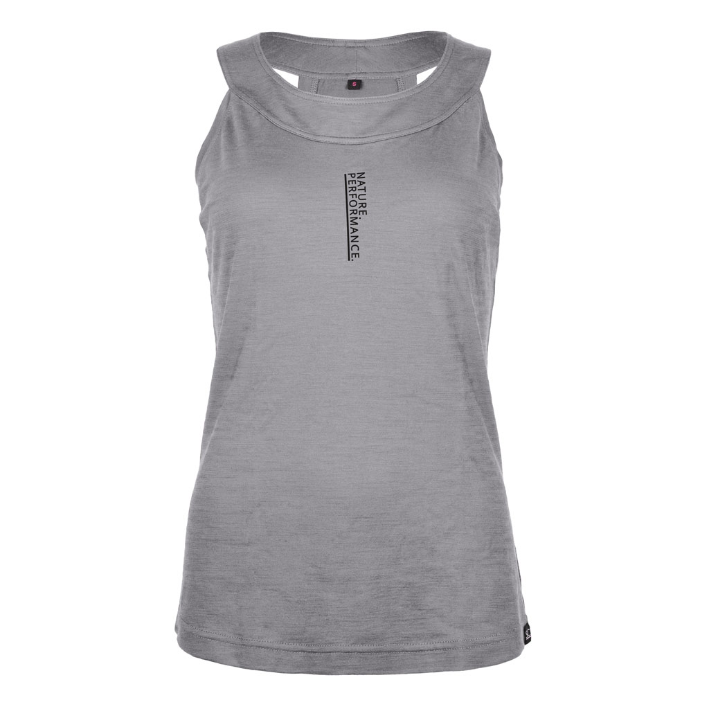 Merino Shirt 160 Banto w hellgrau für Damen von SCROC