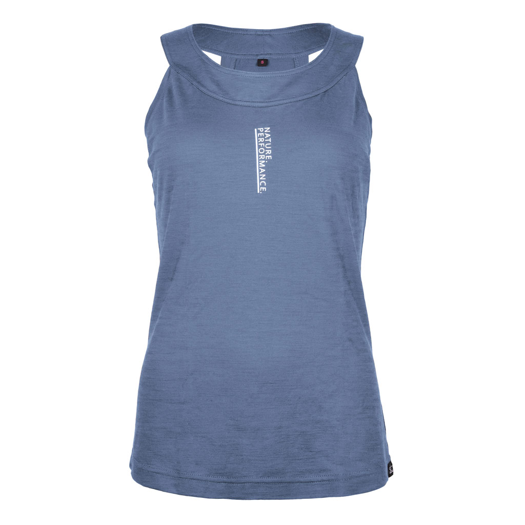 Merino Shirt 160 Banto w stahlblau für Damen von SCROC