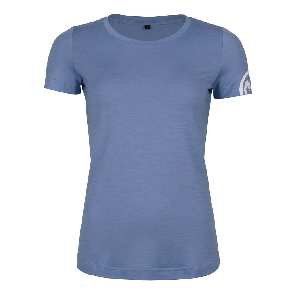 sCool Merino Shirt Alta w stahlblau Damen von SCROC