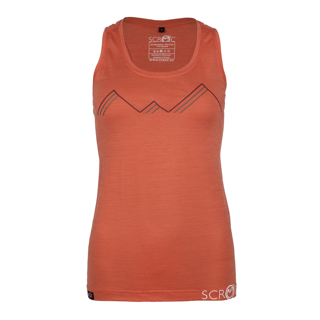 sCool Merino Shirt Olea w aprikot Damen von SCROC