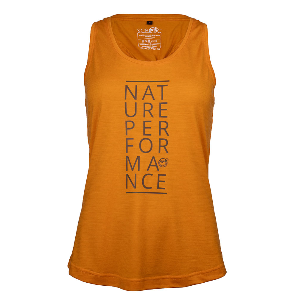 sCool Merino Shirt Raviata w mandarine Damen von SCROC