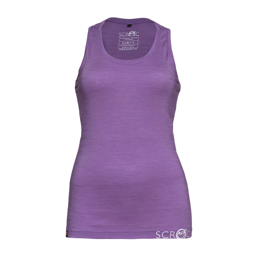 sCool Merino Shirt Somero w flieder Damen von SCROC