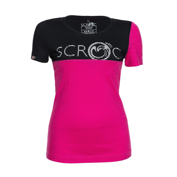 sMerino 160 Shirt Eblo w pink für Damen von SCROC.