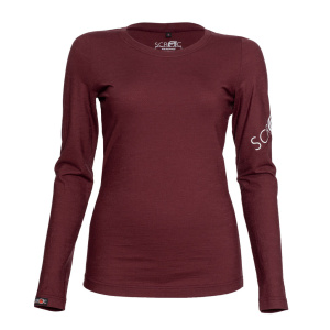 sMerino 160 Shirt Etera langarm w weinrot für Damen von SCROC. sMerino 160 Shirt Etera langarm w weinrot für Damen von SCROC.