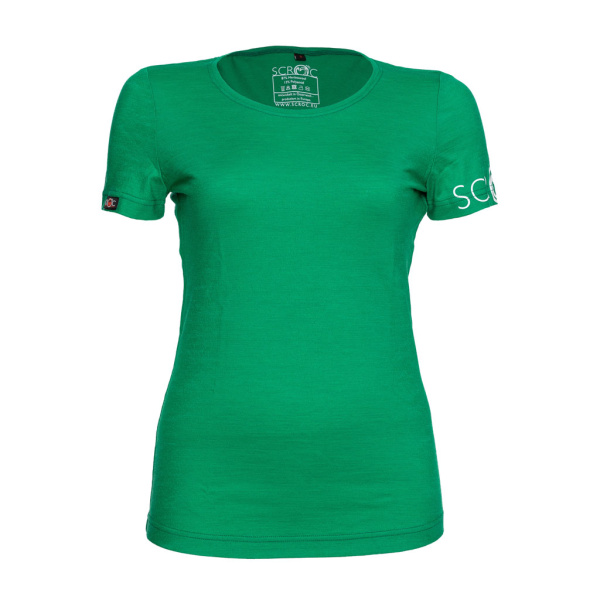 sMerino 160 Shirt Etera w grün für Damen von SCROC.