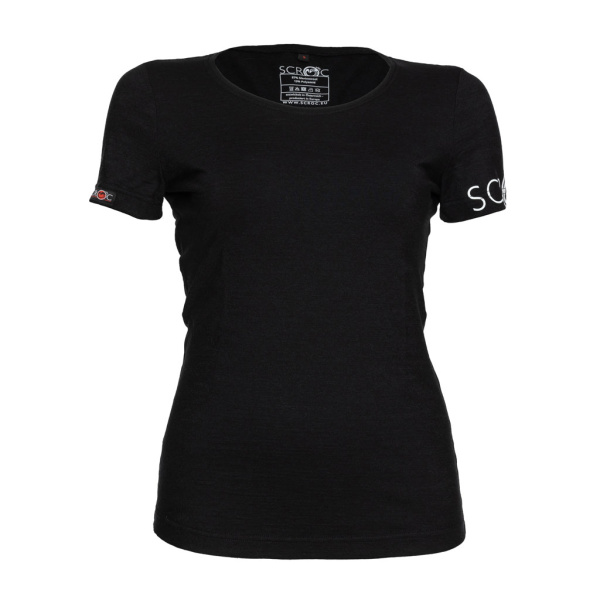 sMerino 160 Shirt Etera w schwarz für Damen von SCROC.