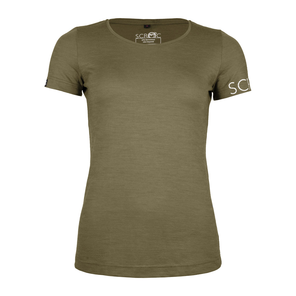 Merino Shirt Damen sMerino 160 Shirt Etera w khaki von SCROC
