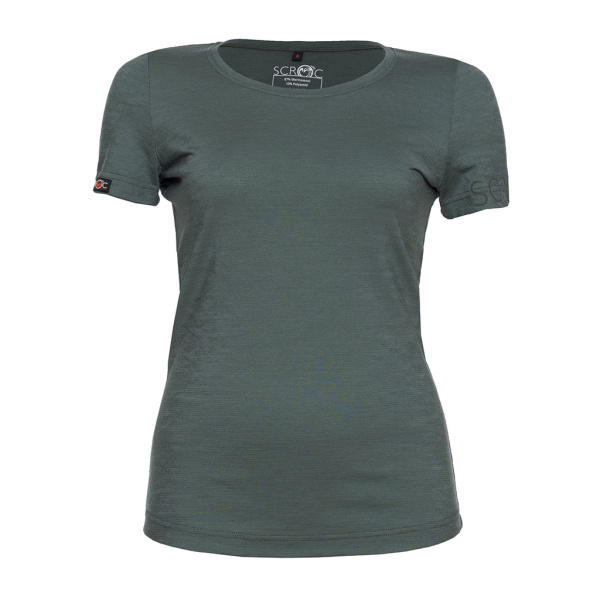 sMerino 160 Shirt Flui w dunkler salbei für Damen von SCROC.