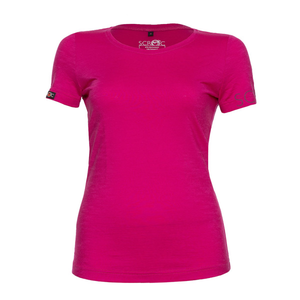 sMerino 160 Shirt Flui w pink für Damen von SCROC.