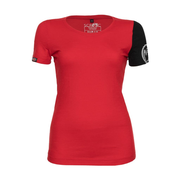 sMerino 160 Shirt Unuo w rot Damen von SCROC.