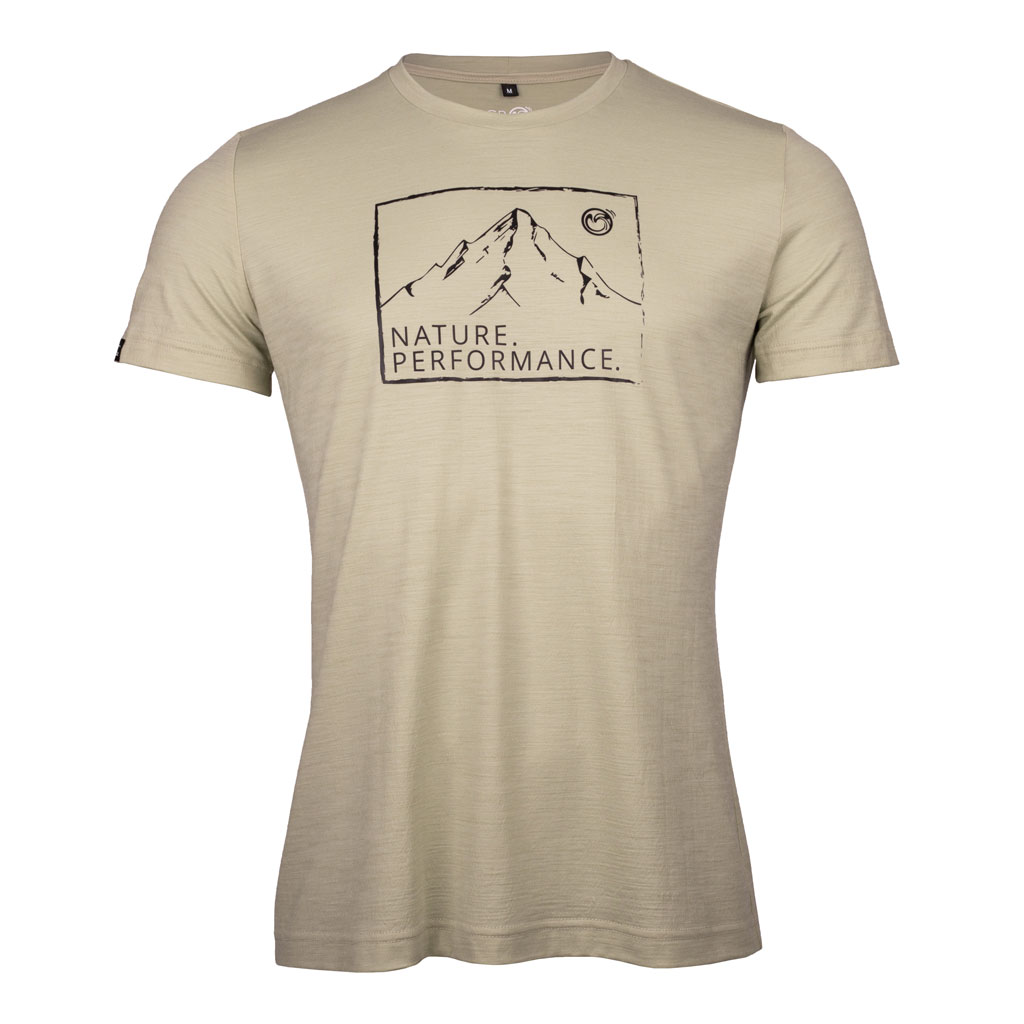 Merino Shirt 160 Filo m sand für Herren von SCROC