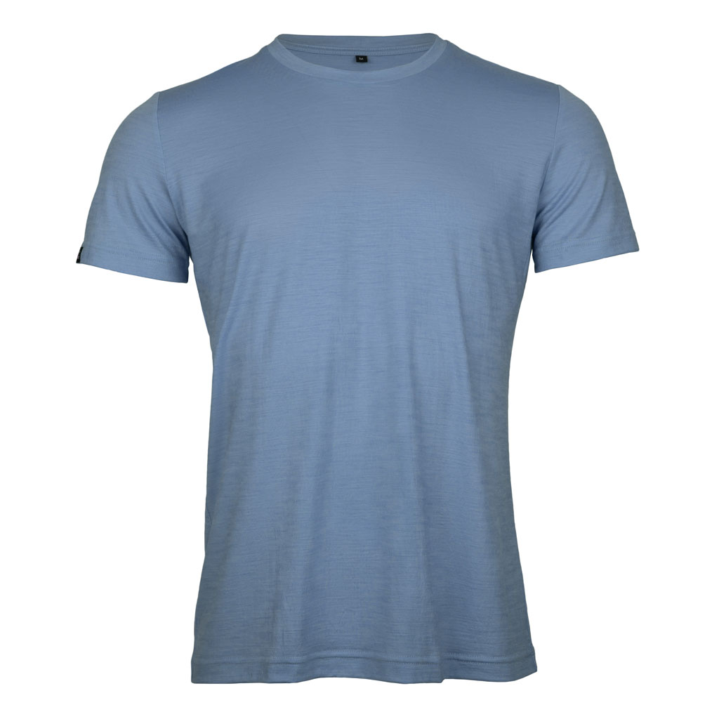 Merino Shirt 160 Jeso m stahlblau für Herren von SCROC