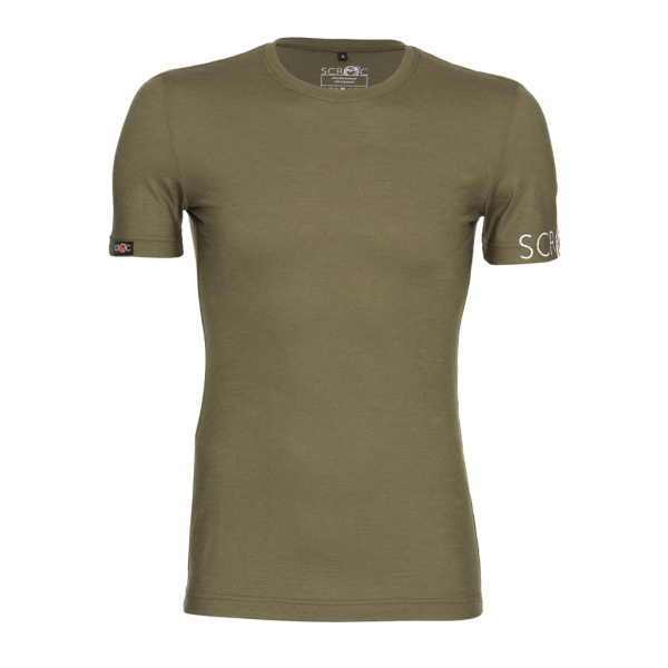 Neu: sMerino 160 Shirt Etera khaki für Herren von SCROC.