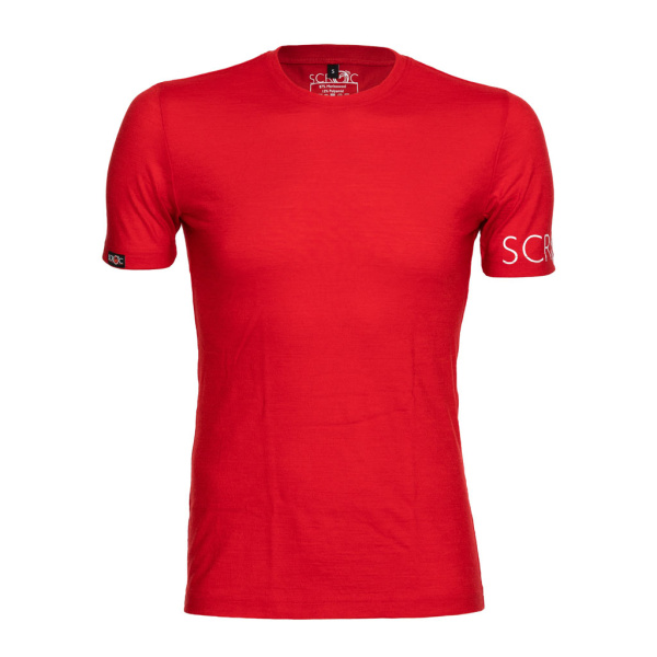 sMerino 160 Shirt Etera rot für Herren von SCROC.