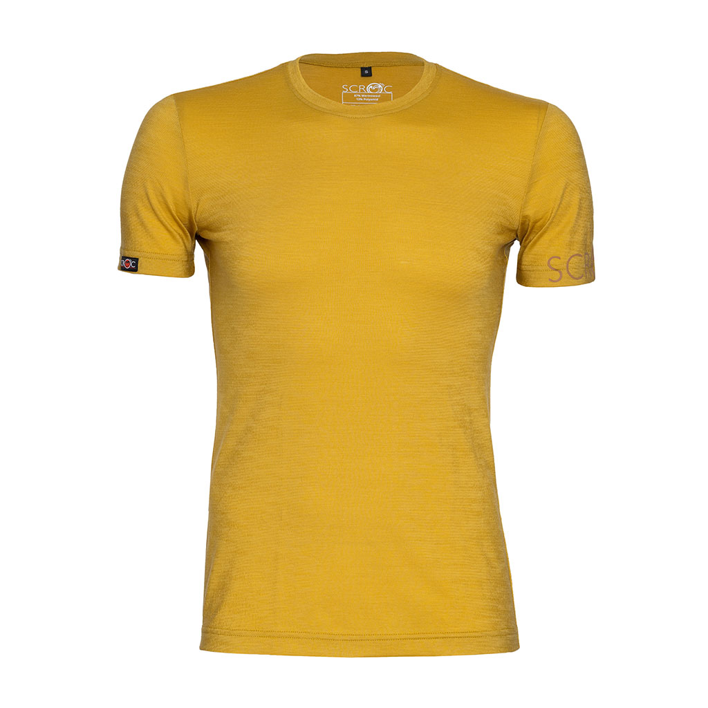 Merino Shirt Herren sMerino 160 Shirt Flui honig von SCROC
