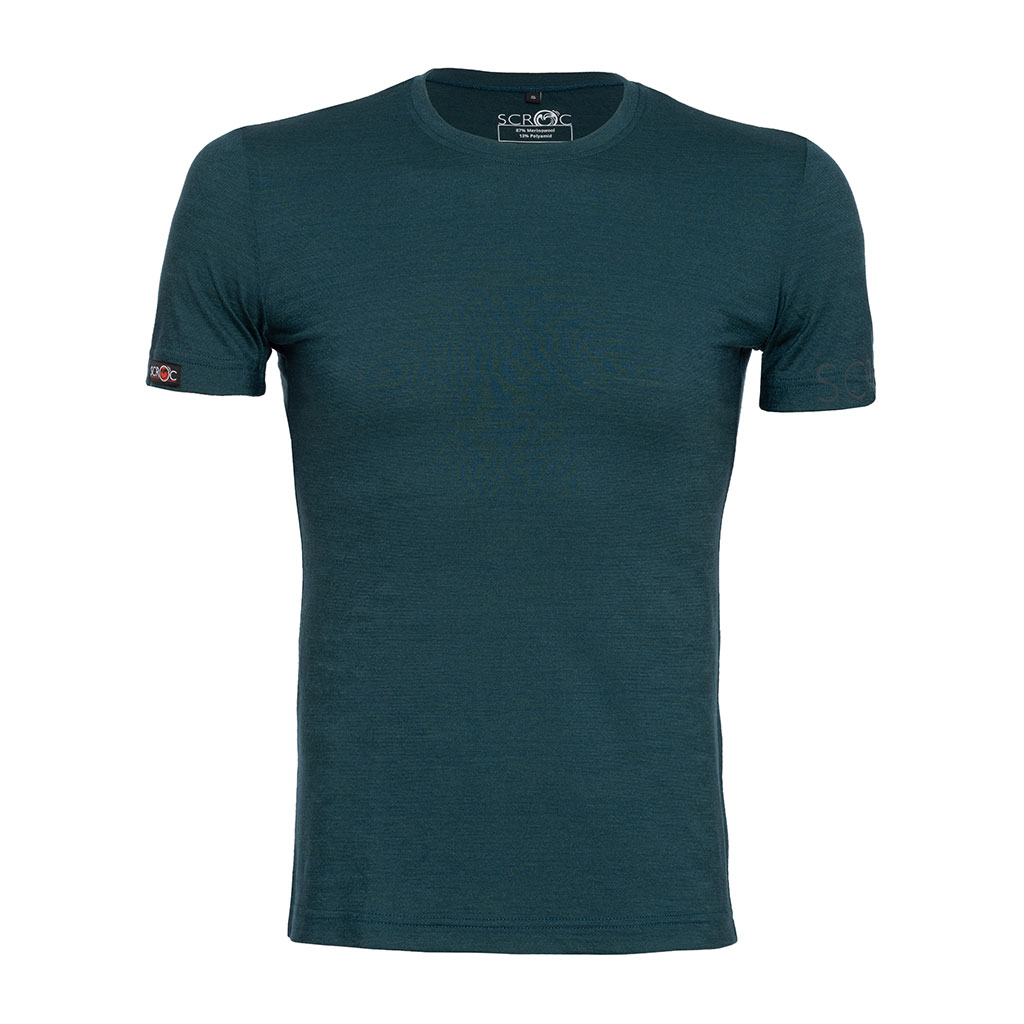 Merino Shirt Herren sMerino 160 Shirt Flui petrol von SCROC
