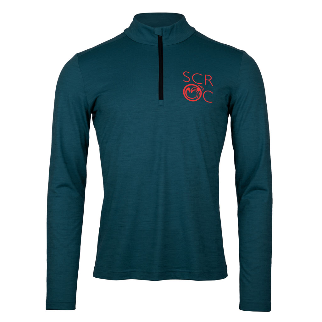 Merino Shirt 160 Kiom langarm m petrol für Herren von SCROC