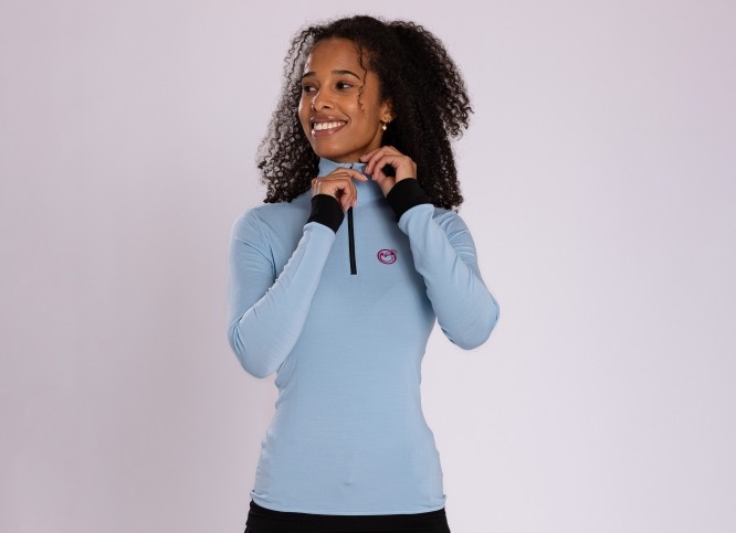 Merino Skiunterwäsche Damen Merino Shirt Movi langarm w - SCROC