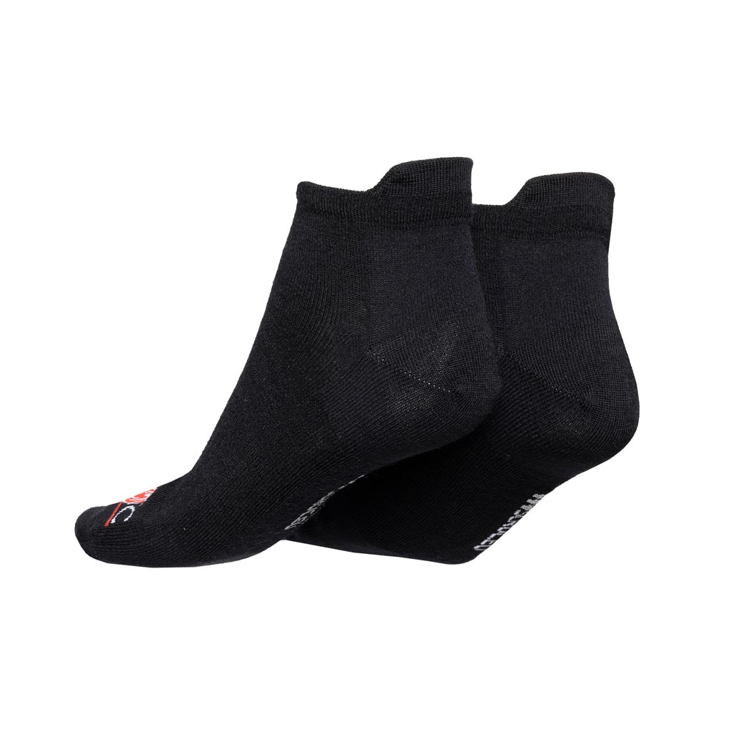 Merino Sneaker Socken 155 Tricki schwarz für Damen und Herren von SCROC