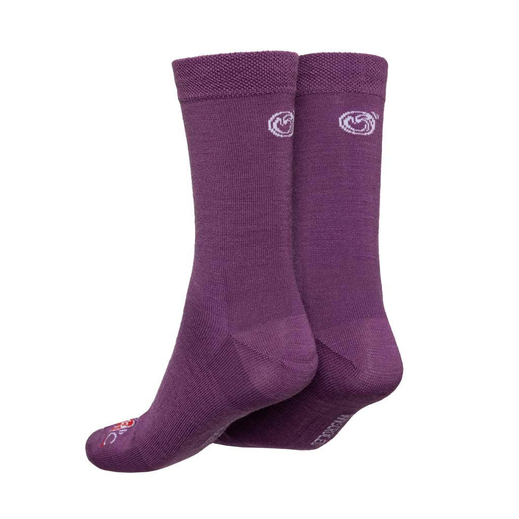 Merino Socken 155 Rango violett für Damen und Herren von SCROC