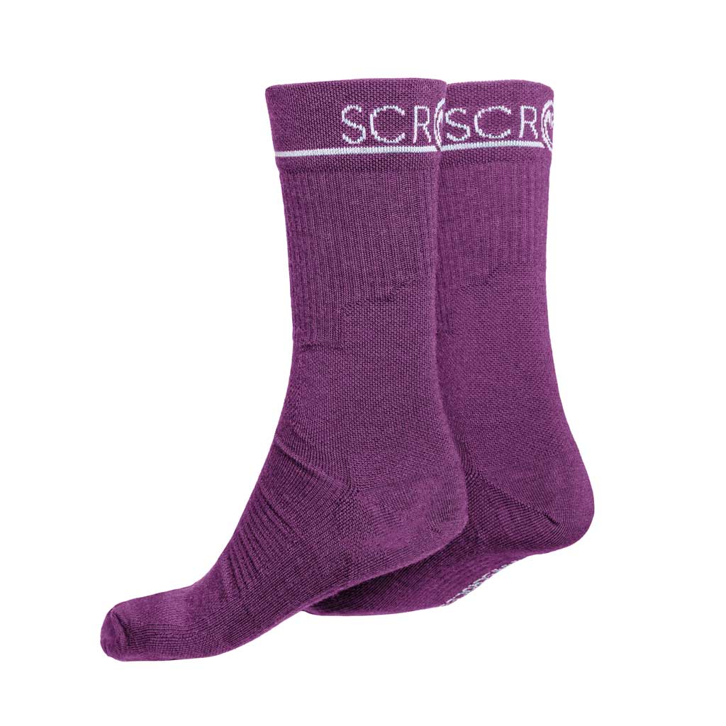Merino Socken 160 Sana violett für Damen und Herren von SCROC