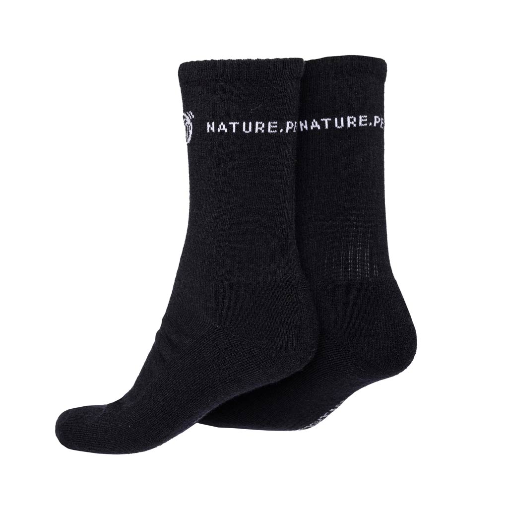 Merino Socken 175 Atleto schwarz für Damen und Herren von SCROC